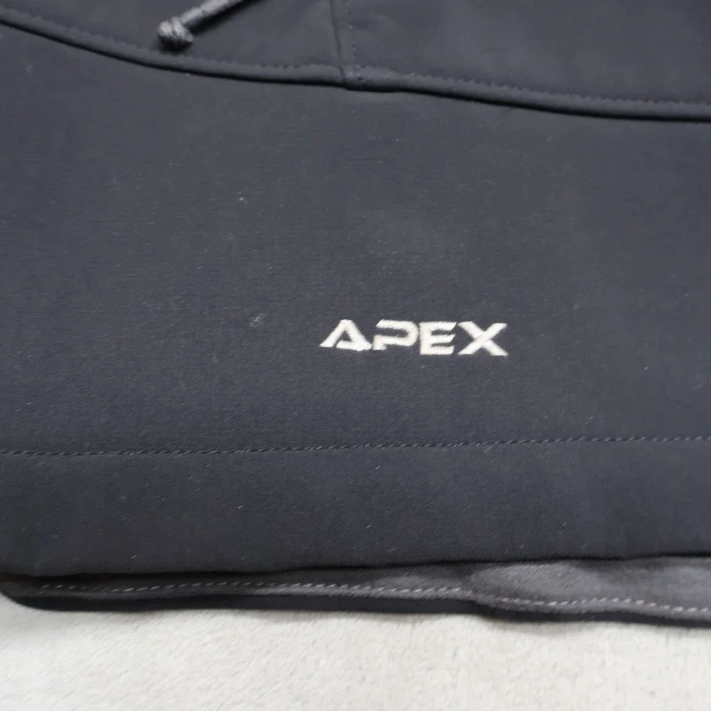 North Face Vest Men Medium Black‎ Apex Softshell Fleece Lined Gorpcore Hiking